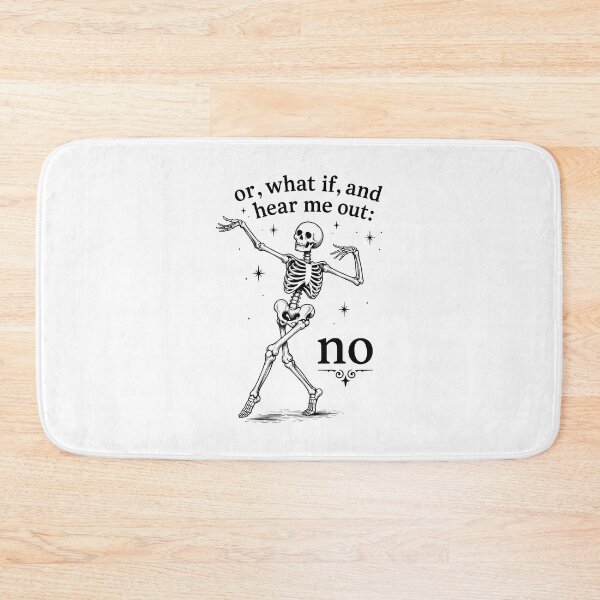 Item preview, Humorous Skeletal No Statement Design designed and sold by phoebelevine.