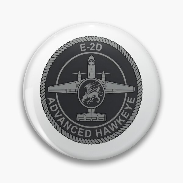 Artikelvorschau, Emblem der US Navy E-2D Advanced Hawkeye für luftgestützte Führung und Kontrolle entworfen und verkauft von CharlieDesings.