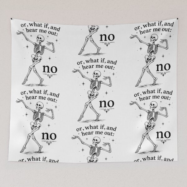 Item preview, Humorous Skeletal No Statement Design designed and sold by phoebelevine.