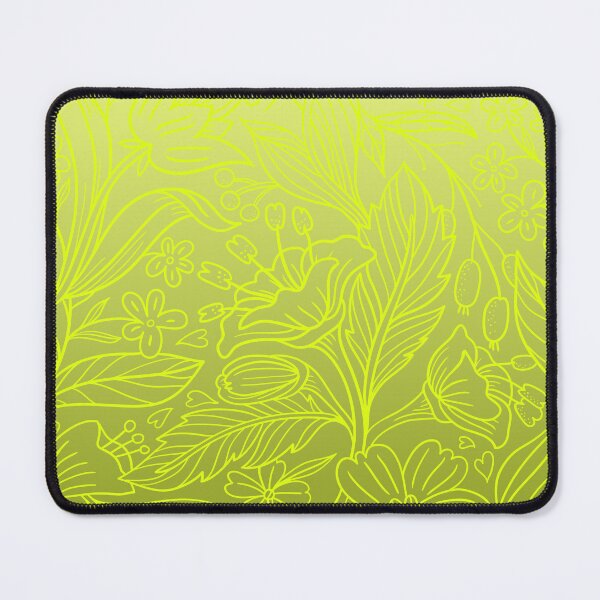 Item preview, Folk Botanical Tapestry – Delicate Flower & Berry Gradient Pattern | Chartreuse designed and sold by Frohyou.