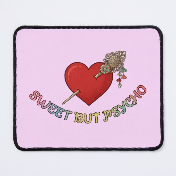 Item preview, Sweet But Psycho - Vintage Heart with Japanese Kanzashi Hairpin Design designed and sold by VeleS68.