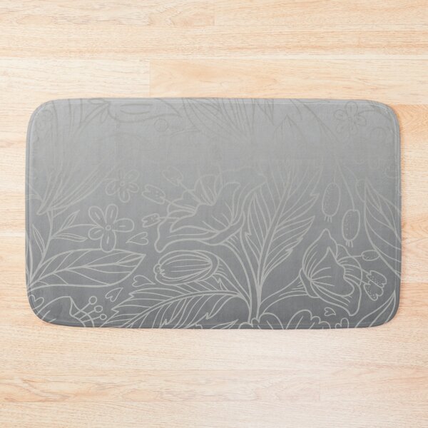 Item preview, Folk Botanical Tapestry – Delicate Flower & Berry Gradient Pattern | Gray designed and sold by Frohyou.
