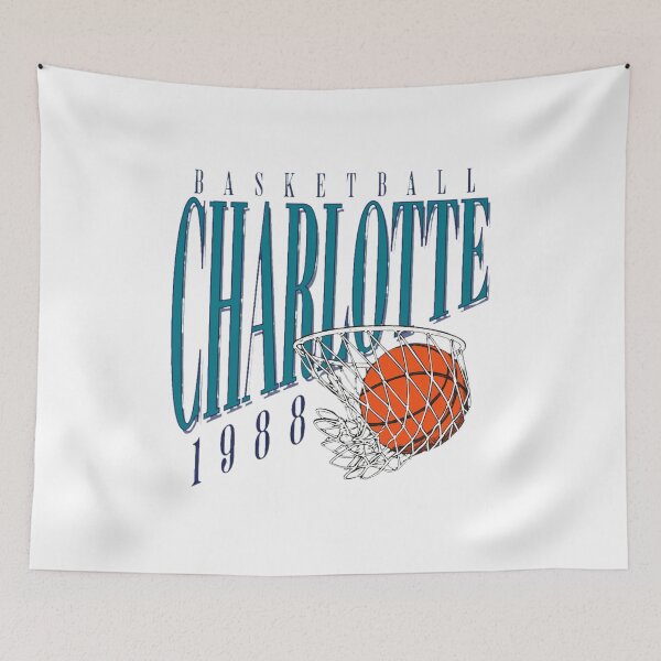 Item preview, Retro Basketball Charlotte 1988 Vintage Style designed and sold by KurtKrueg88967.