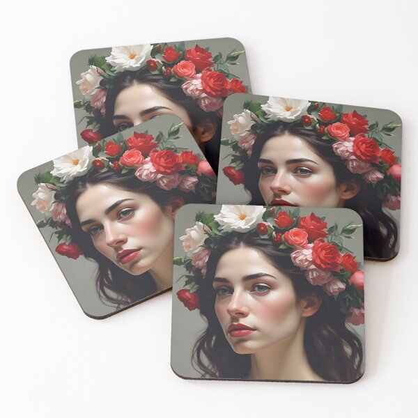 Item preview, Woman with flowers  designed and sold by MK26Designs.