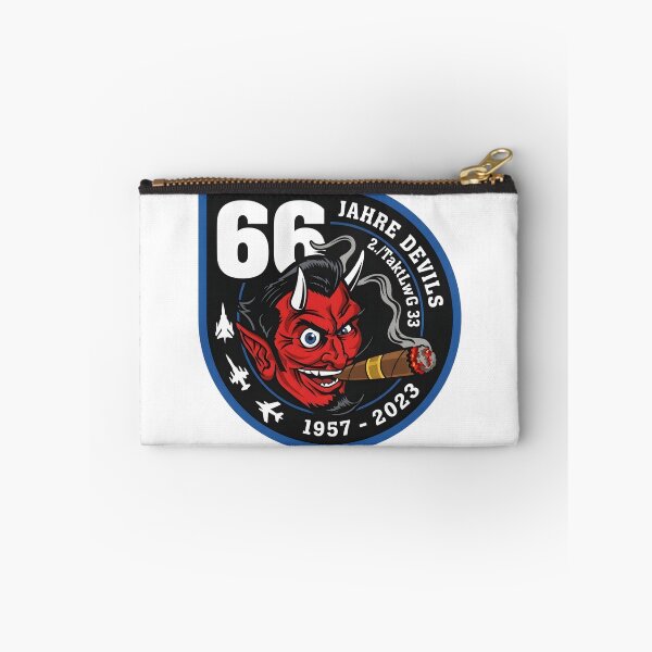 Item preview, German Air Force TaktLWG 33 2nd Squadron "Devils" 66th Anniversary Patch designed and sold by CharlieDesings.