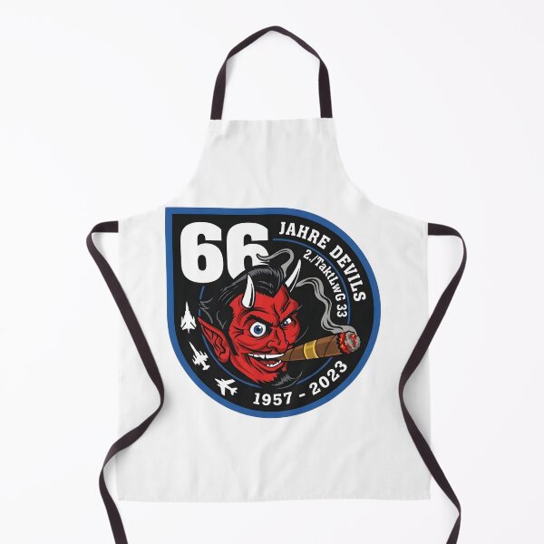 Item preview, German Air Force TaktLWG 33 2nd Squadron "Devils" 66th Anniversary Patch designed and sold by CharlieDesings.