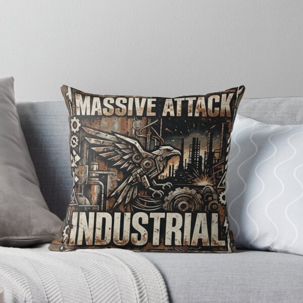Item preview, Sistema de sonido industrial Massive Attack - Arte de metal oscuro designed and sold by Meda2.