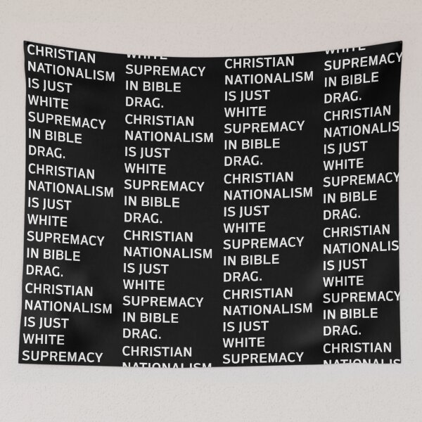 Item preview, Christian Nationalism Satirical Statement designed and sold by PixlCrypt.