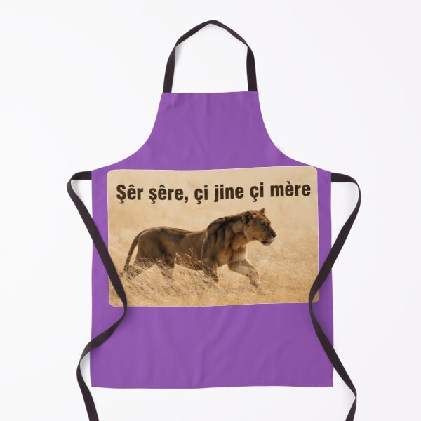 Item preview, Şêr Şêre, Çi Jine Çi Mêre – Kurdish Lion Quote designed and sold by DailyDoodlesBySumbul.