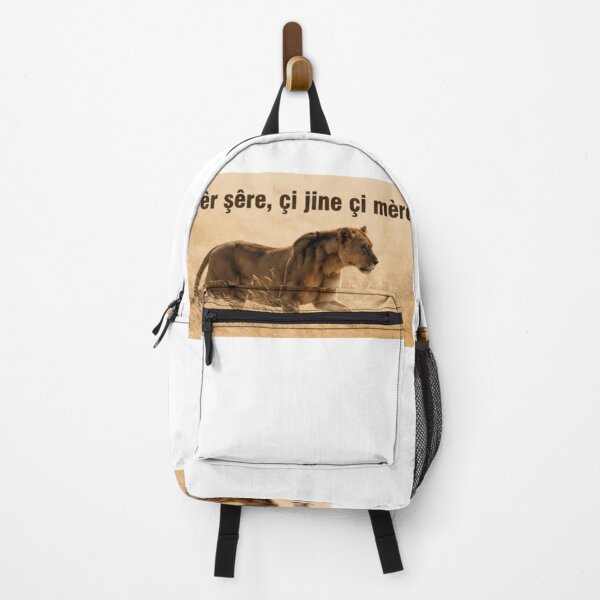 Item preview, Şêr Şêre, Çi Jine Çi Mêre – Kurdish Lion Quote designed and sold by DailyDoodlesBySumbul.