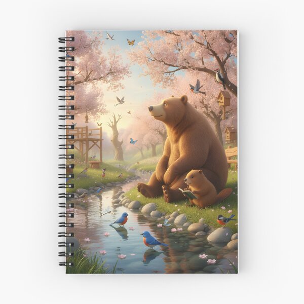 Item preview, First Songs of Spring | Happy Beaver Adventures designed and sold by Clothes With Smiling Animals Walt Gral.