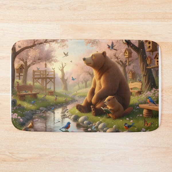 Item preview, First Songs of Spring | Happy Beaver Adventures designed and sold by Clothes With Smiling Animals Walt Gral.