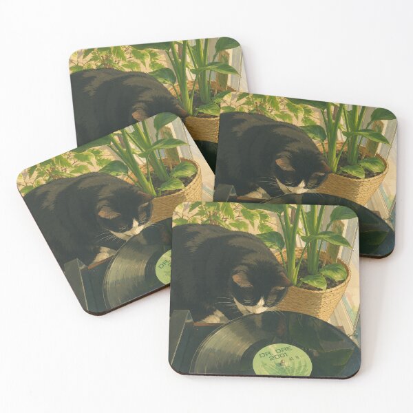 Item preview, Our Sunny Jam: Cat & Dr. Dre at Home designed and sold by Madame-Verny.