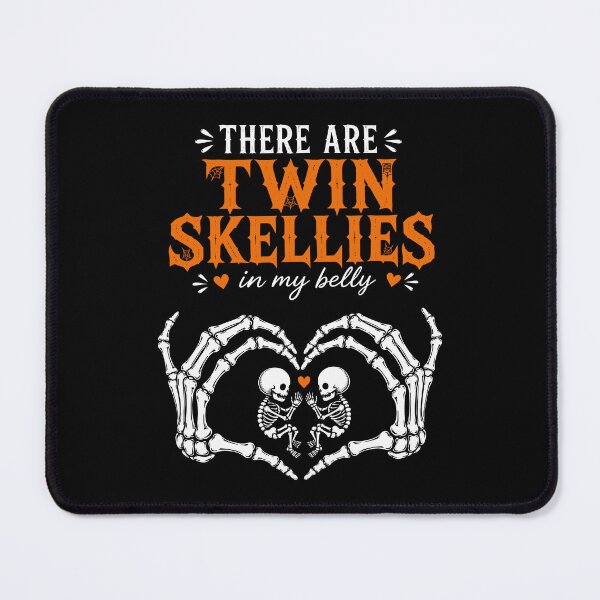 Item preview, Twin Skellies Halloween Pregnancy Design designed and sold by phoebelevine.