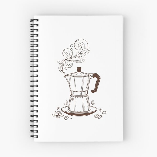 Item preview, Vintage Italian Moka Pot - Espresso Lover Line Art Sticker designed and sold by MissoStudio.