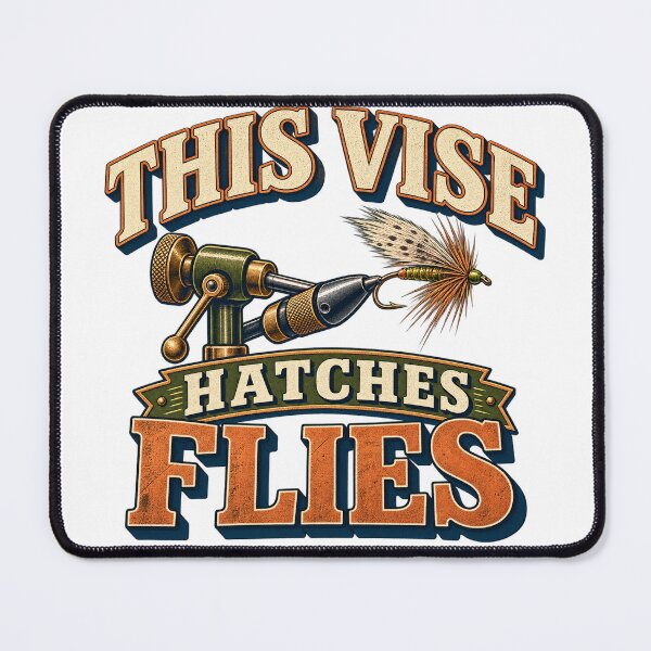 Item preview, This Vise Hatches Flies Funny Fly Tyer Gift designed and sold by UrbanCanvvas.