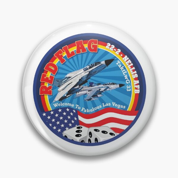 Item preview, German Air Force TaktLWG 33 Red Flag 22-2 Exercise Patch designed and sold by CharlieDesings.