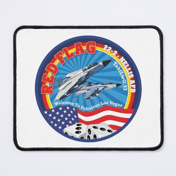 Item preview, German Air Force TaktLWG 33 Red Flag 22-2 Exercise Patch designed and sold by CharlieDesings.