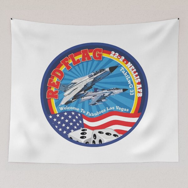 Item preview, German Air Force TaktLWG 33 Red Flag 22-2 Exercise Patch designed and sold by CharlieDesings.