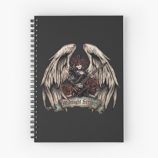 Item preview, Gothic Angel Guitarist Midnight Strings Rock Underground Special Edition for Dark Textiles designed and sold by Apes of Wrath.