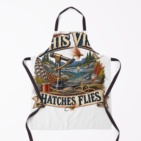 Item preview, This Vise Hatches Flies Illustrated Tying Gift designed and sold by UrbanCanvvas.