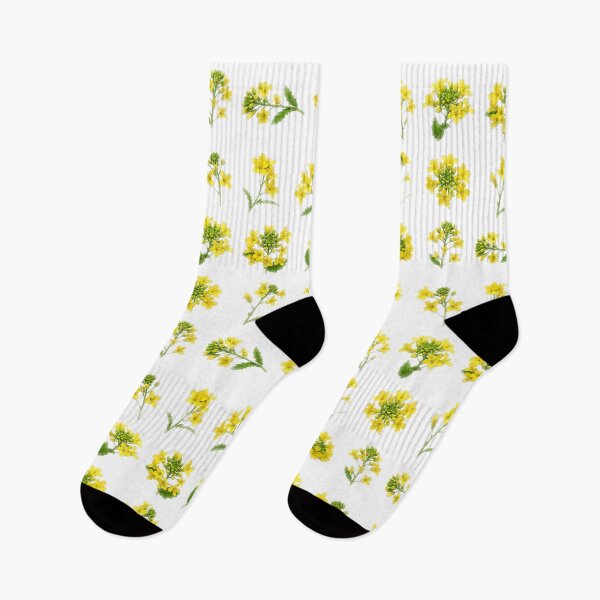 Item preview, Yellow Mustard Flower Botanical Set Canola Blossom Floral Aesthetic Sticker pack Sheet designed and sold by Rehnair.