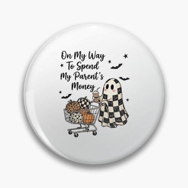 Item preview, Spooky Shopping Ghost Halloween Humor designed and sold by phoebelevine.