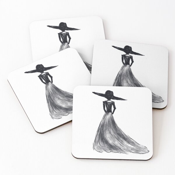 Item preview, Black Hat Woman powerful digital art designed and sold by hondaart.