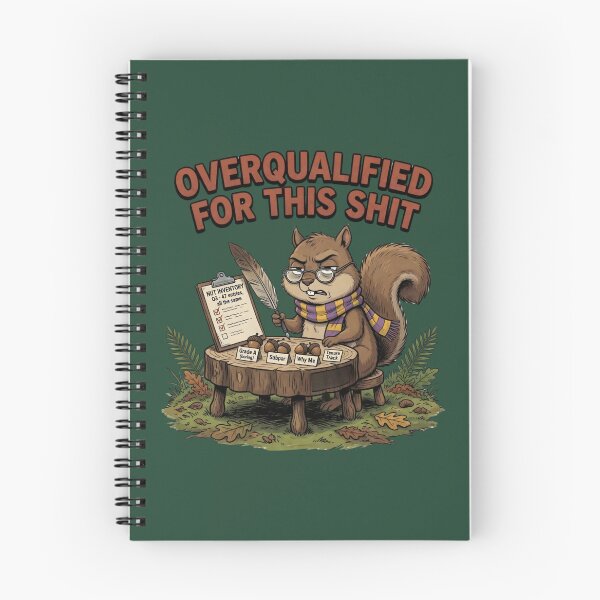 Item preview, Overqualified squirrel designed and sold by design-rebell.