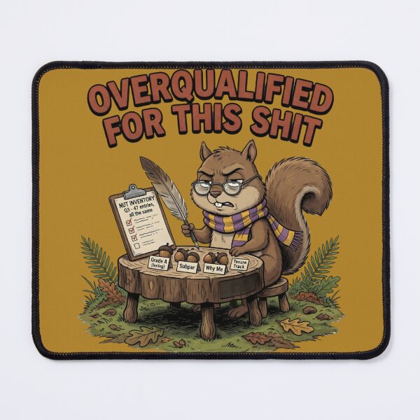 Item preview, Overqualified squirrel designed and sold by design-rebell.