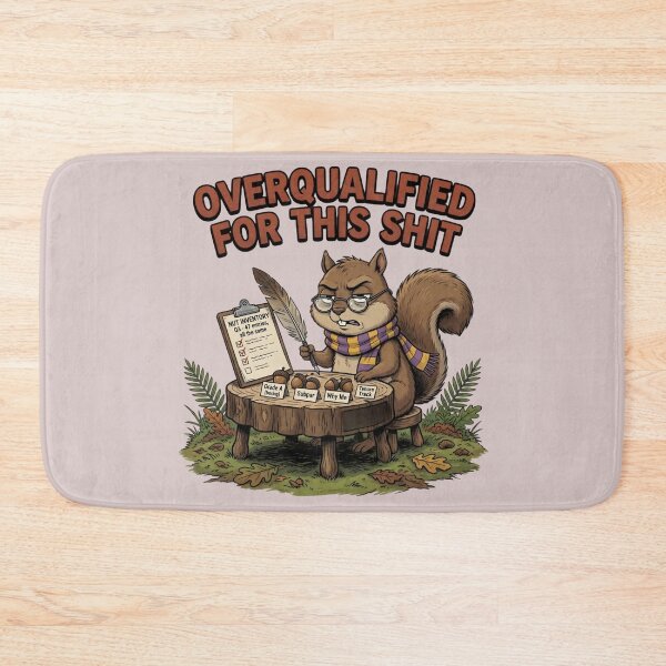 Item preview, Overqualified squirrel designed and sold by design-rebell.