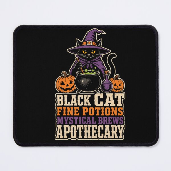 Item preview, Black Cat Fine Potions Mystical Brews Apothecary designed and sold by NoeValdric.