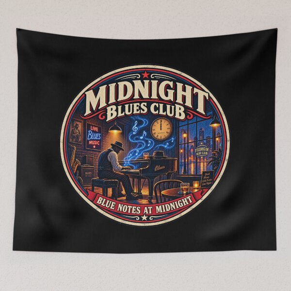 Item preview, Blue Notes at Midnight designed and sold by QuietSpark.