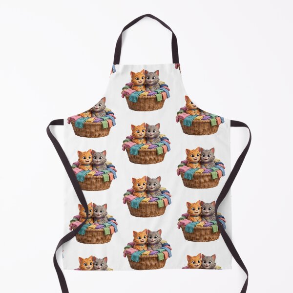 Item preview, A latte of mimos! Naran and Niebla in their little basket designed and sold by Opps-diseño.