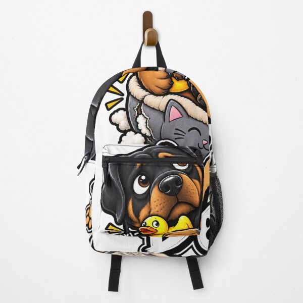 Item preview, Lap Dog Rottweiler | Funny Big Rottweiler In Cat Bed Squeaky Toy designed and sold by KnrNazimTHRE4DS.
