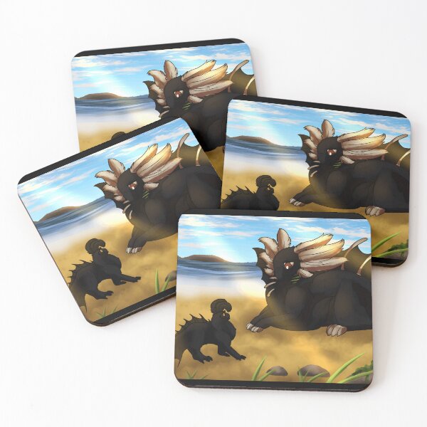 Item preview, Fantasy Dragon Beach Scene designed and sold by Fibi-studio.