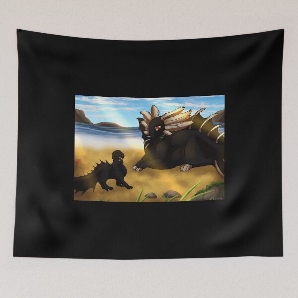 Item preview, Fantasy Dragon Beach Scene designed and sold by Fibi-studio.
