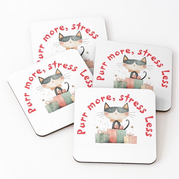 Item preview, Ironic Festive Gift Cat lover red designed and sold by E-lenaLu.
