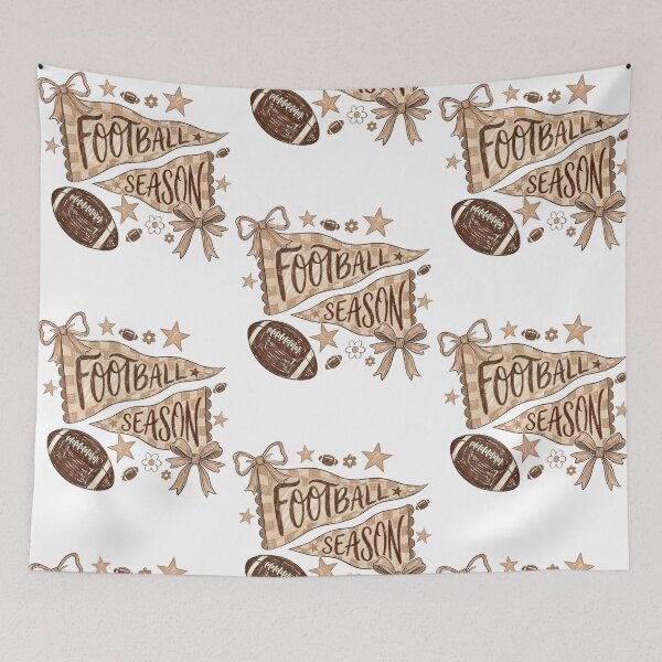 Item preview, Rustic Football Season Vintage Aesthetic designed and sold by phoebelevine.