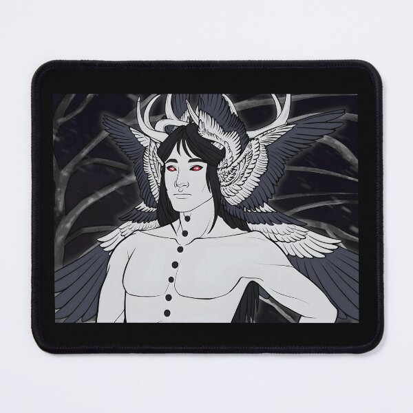Item preview, Mystical Winged Figure with Red Eyes designed and sold by Fibi-studio.