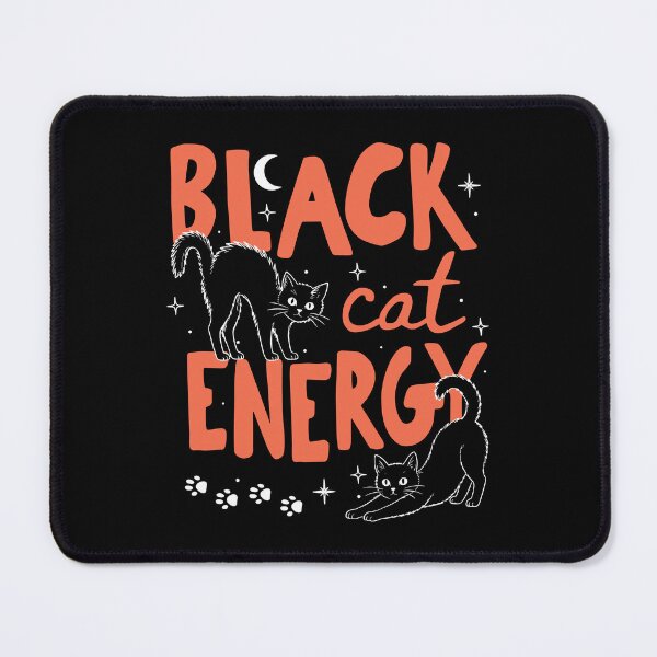 Item preview, Black Cat Energy Halloween Vibes designed and sold by phoebelevine.