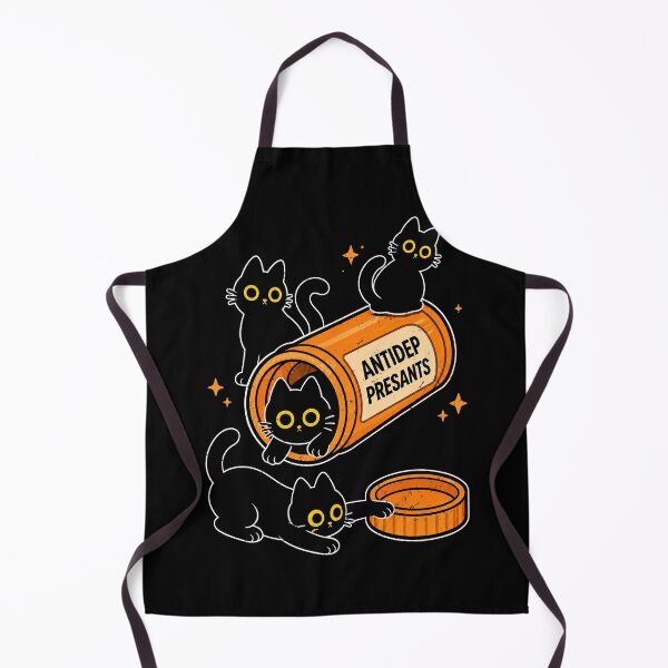Item preview, Playful black cats with a twist on antidepressants designed and sold by rafaeltto.
