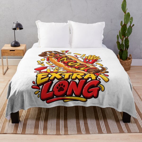 Artikelvorschau, Extra Long Dachshund | Funny Hot Dog Dachshund With Fries Food entworfen und verkauft von KnrNazimTHRE4DS.