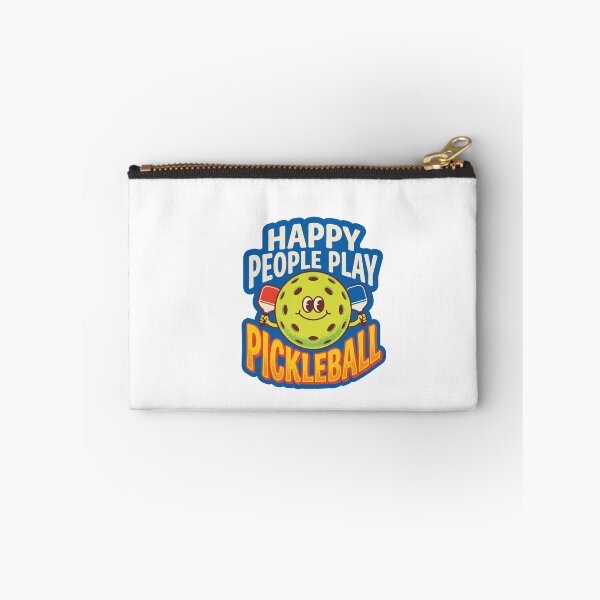 Item preview, Happy People Play Pickleball Retro Mascot designed and sold by randaper.