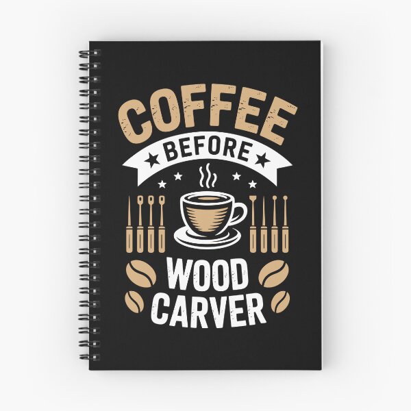 Item preview, Coffee Before Wood Carver  designed and sold by jkrphoto.
