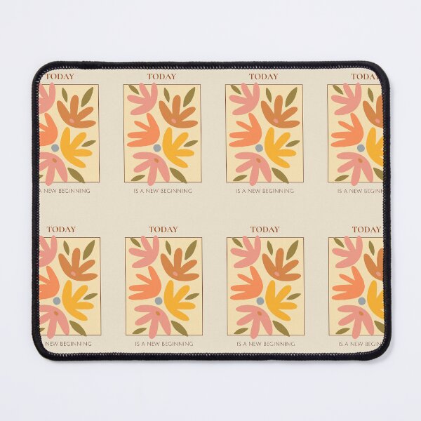 Item preview, Today Is A New Beginning - Abstract Retro Floral Art Poster designed and sold by chatzous.