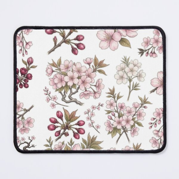 Item preview, Vintage Pink Cherry Blossom Floral Branch Sticker pack Sheet designed and sold by Rehnair.
