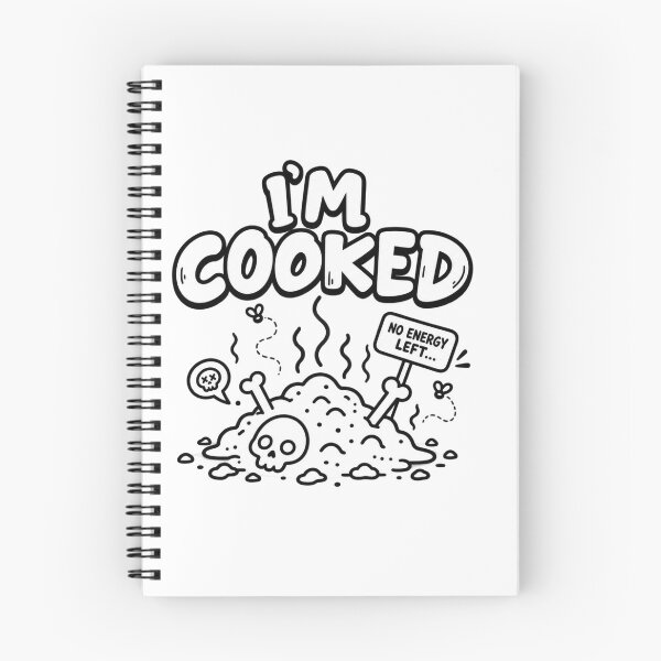 Item preview, I’m Cooked – No Energy Left designed and sold by meesara.