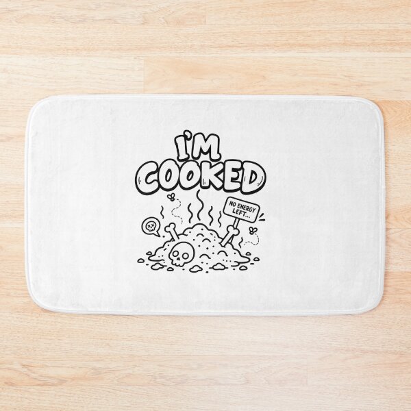 Item preview, I’m Cooked – No Energy Left designed and sold by meesara.