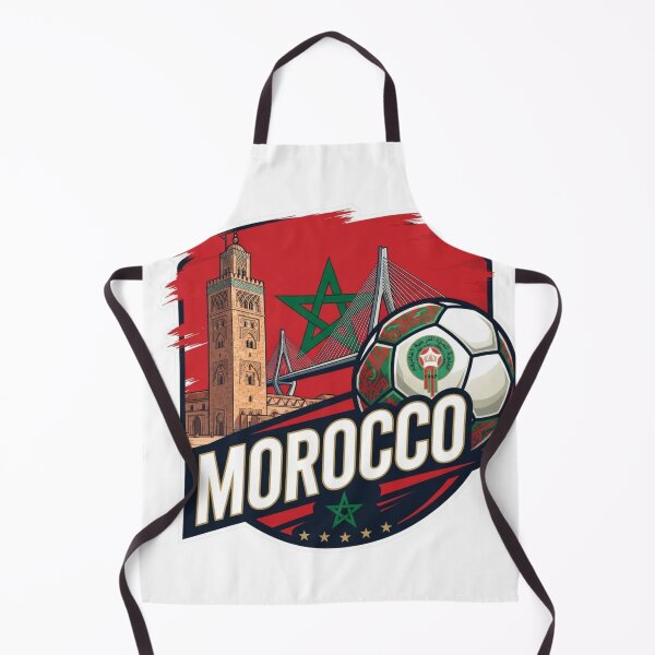 Item preview, Morocco Football Soccer Atlas Lions Flag Koutoubia Vintage T-Shirt designed and sold by annaarthk.